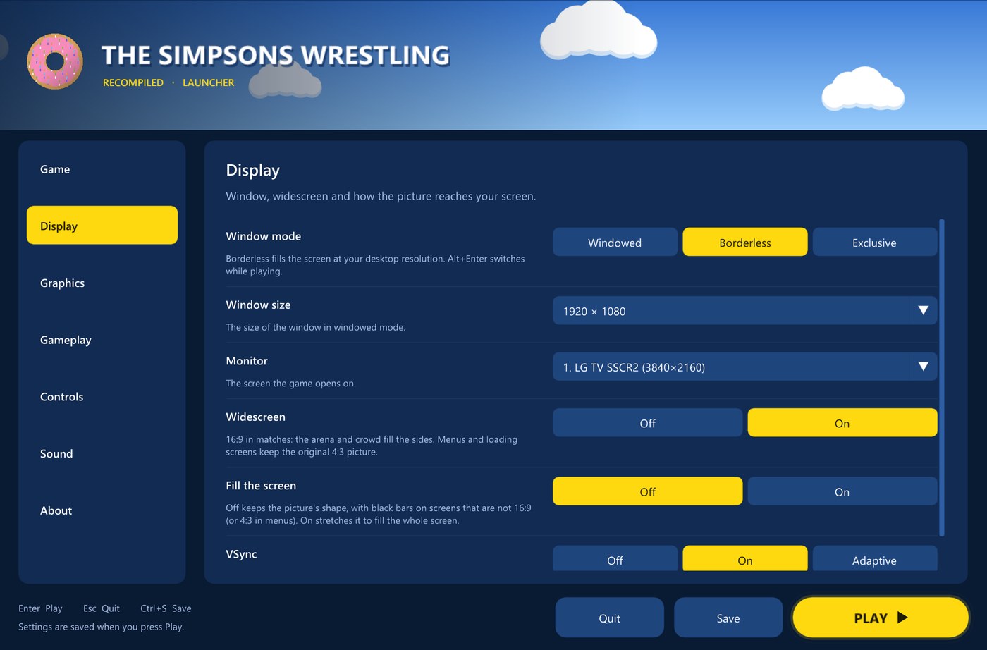 Display page