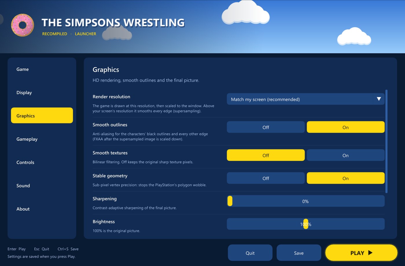 Graphics page