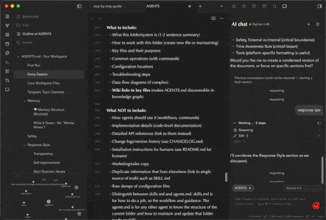 AI Chat Sidebar demo