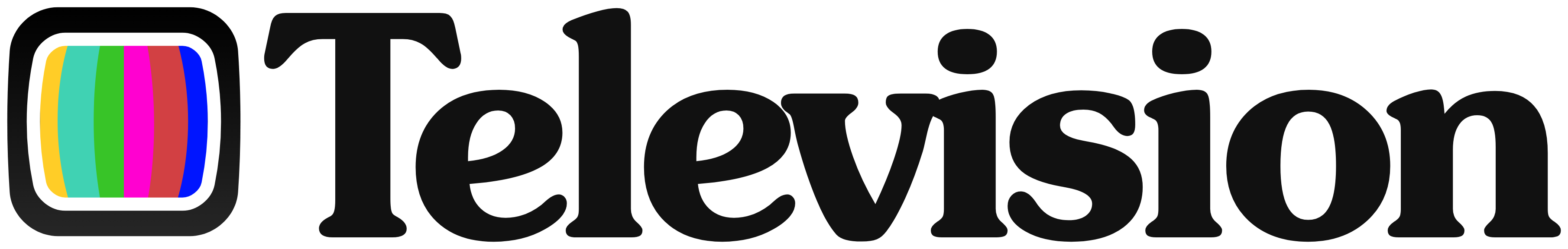 [The Television logo, showing a CRT-style television set tuned to a test pattern]