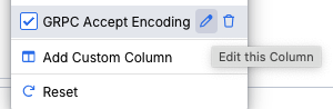 Created custom column