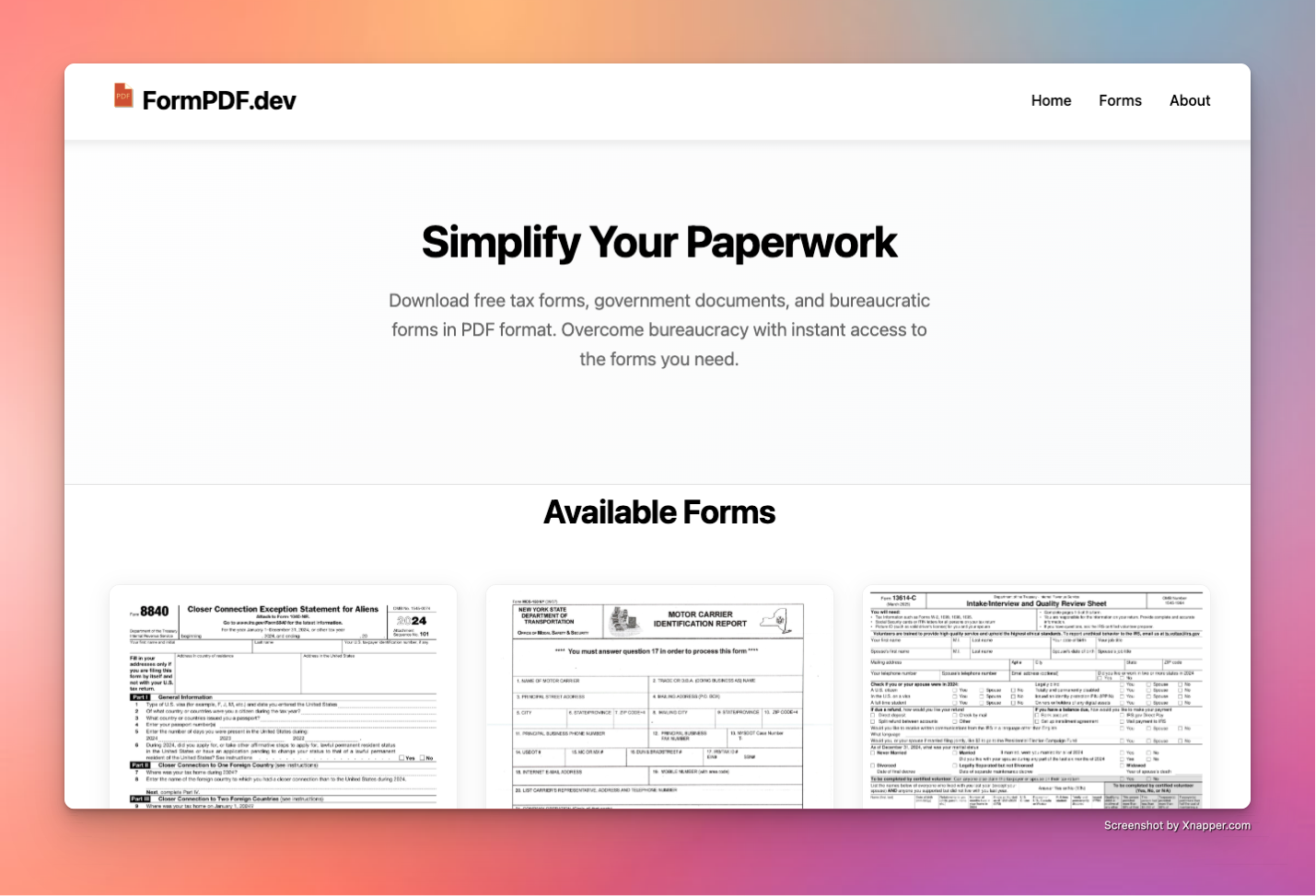 FormPDF.dev