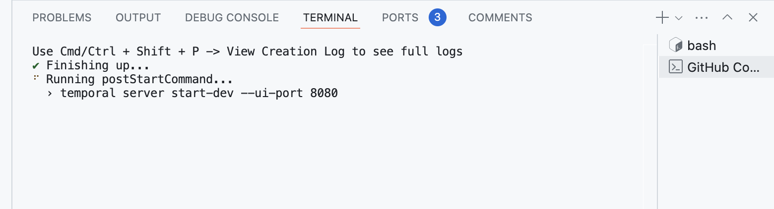 7 — Terminal Tab