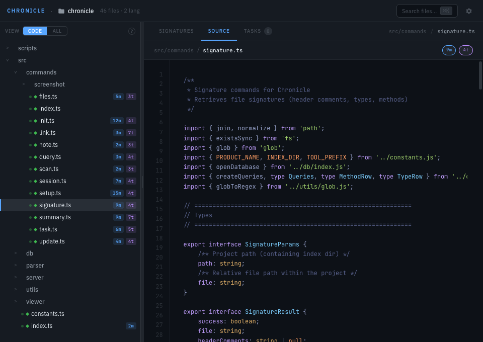 Chronicle Viewer Code