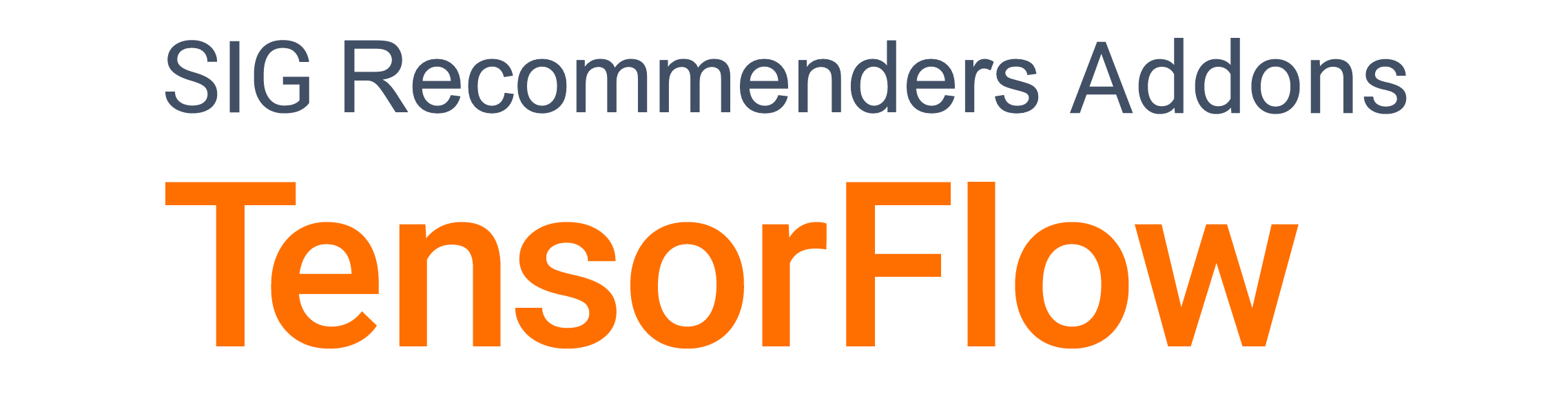 TensorFlow Recommenders logo