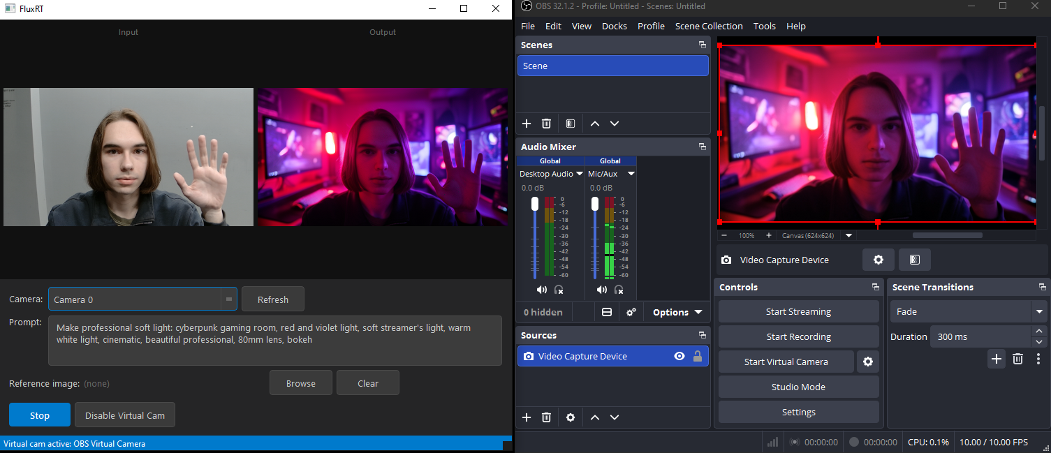 GUI and OBS