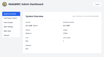 Web UI screenshot