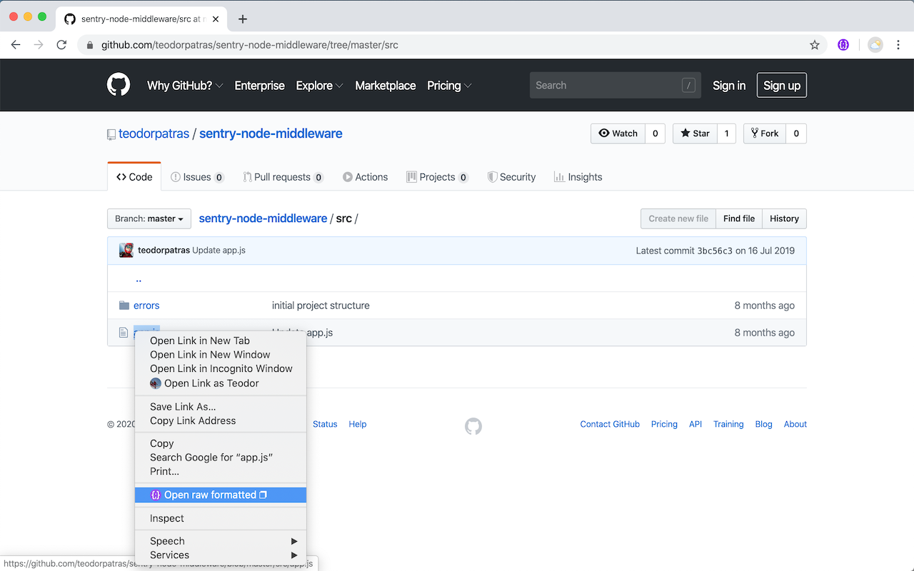 GitHub - teodorpatras/rawformatter: Browser Extension to format raw ...