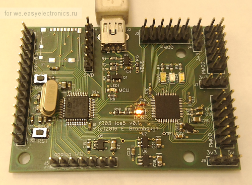 STM32F303 + ice5 Development Board photo