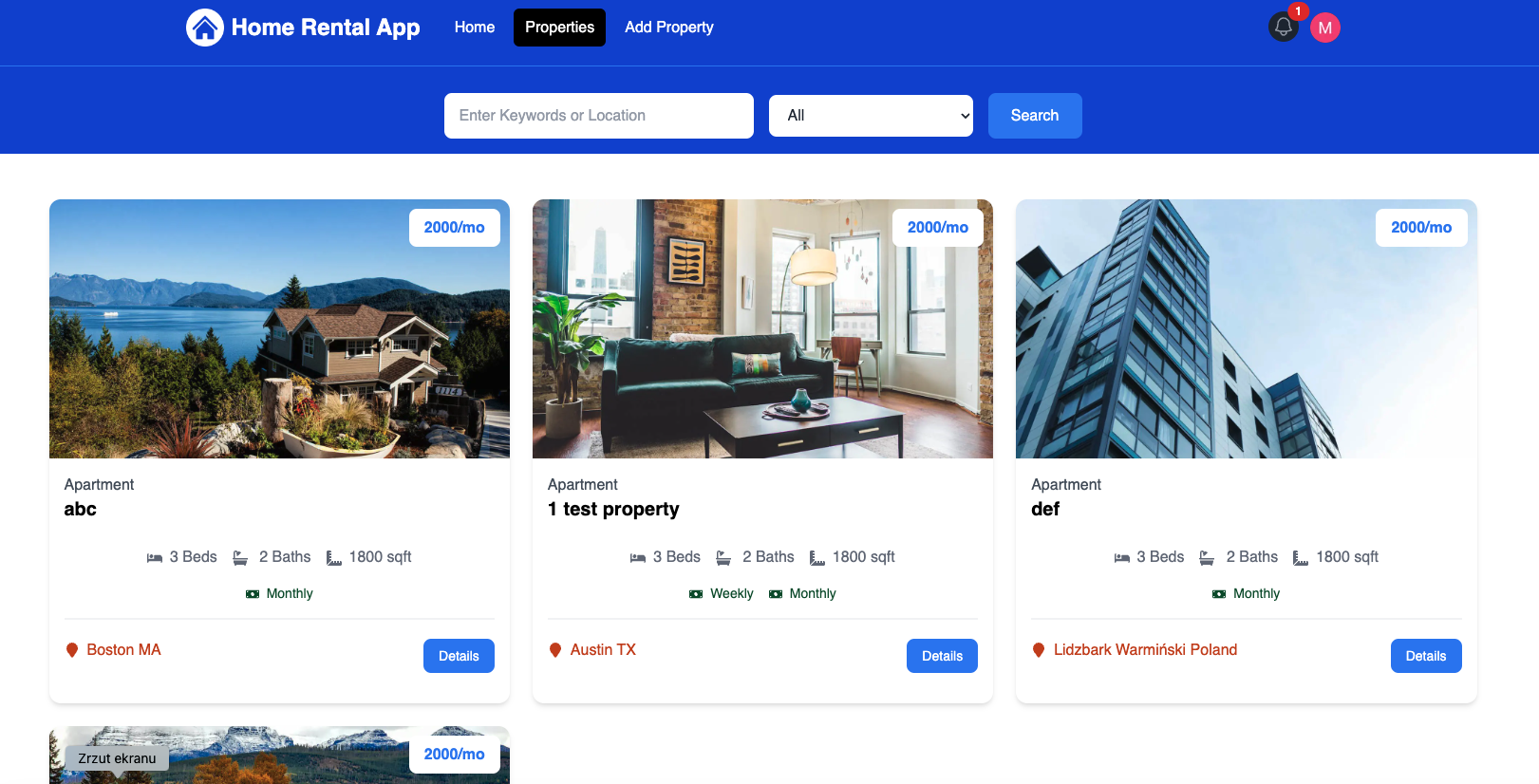 GitHub - terabajt/home-rental: React application that allows you to ...