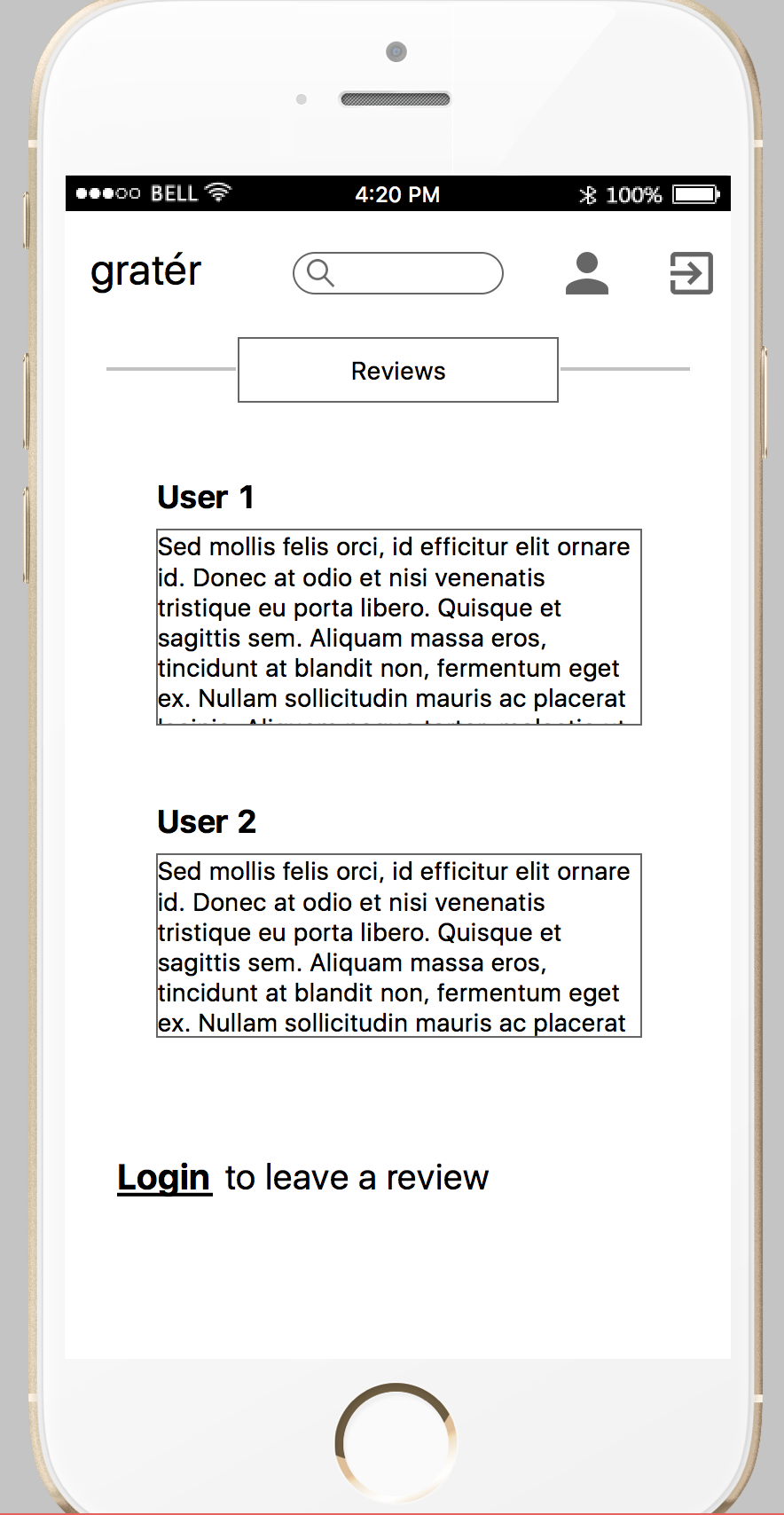 Screenshot of WireFrames