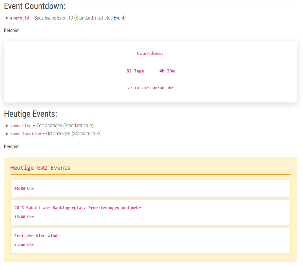 Countdown Widget