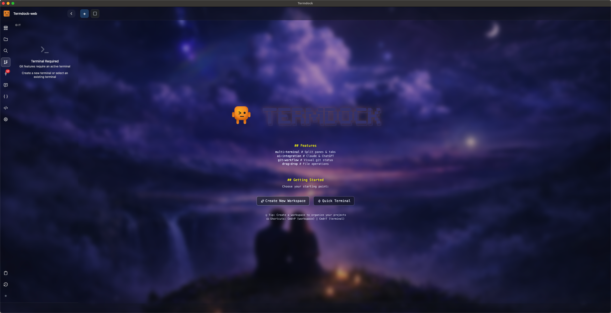 Termdock code analysis — AST symbol search and dependency graph