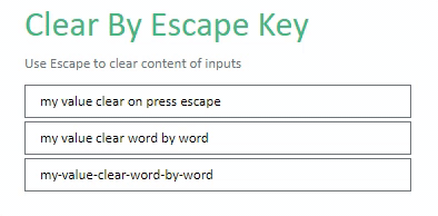 Clear By Escape