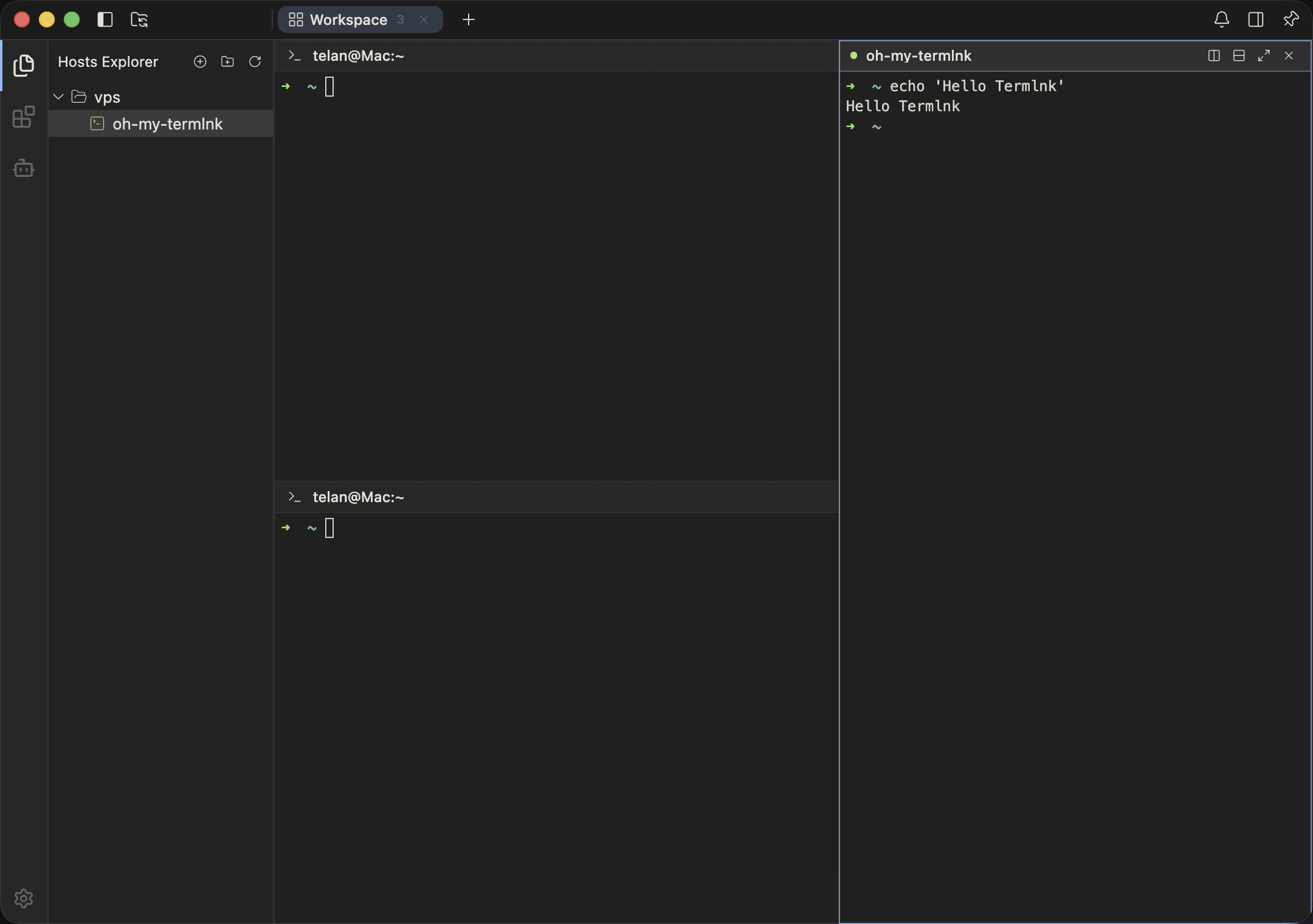 SSH split