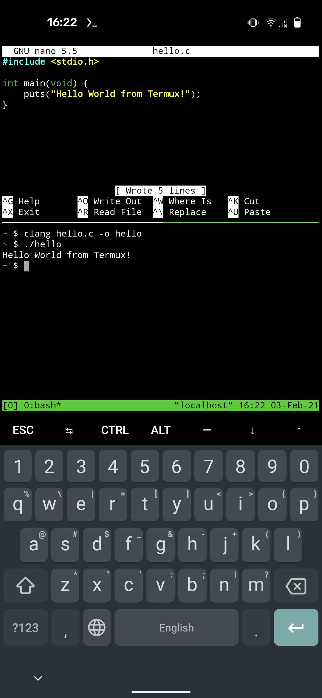 Screenshot 2 of Termux