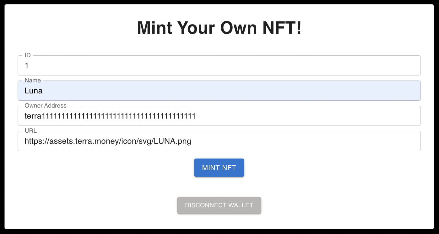 NFT Minting Application