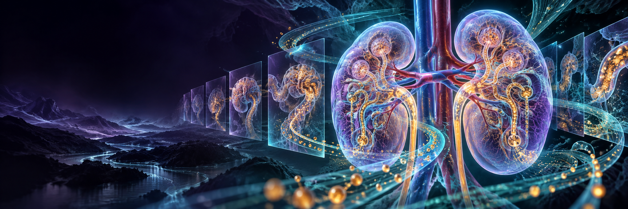 Conceptual scientific artwork for Dynamic AKI prediction