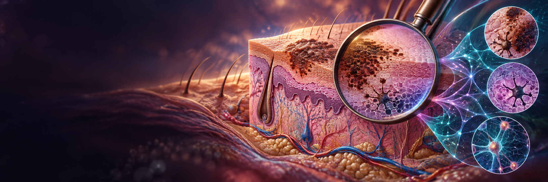 Conceptual scientific artwork for Selective skin-lesion referral
