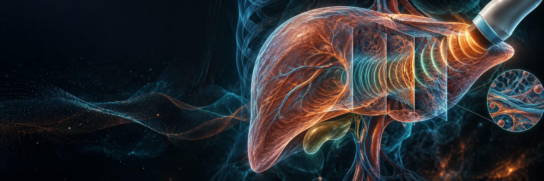 Conceptual scientific artwork for Temporal liver elastography triage