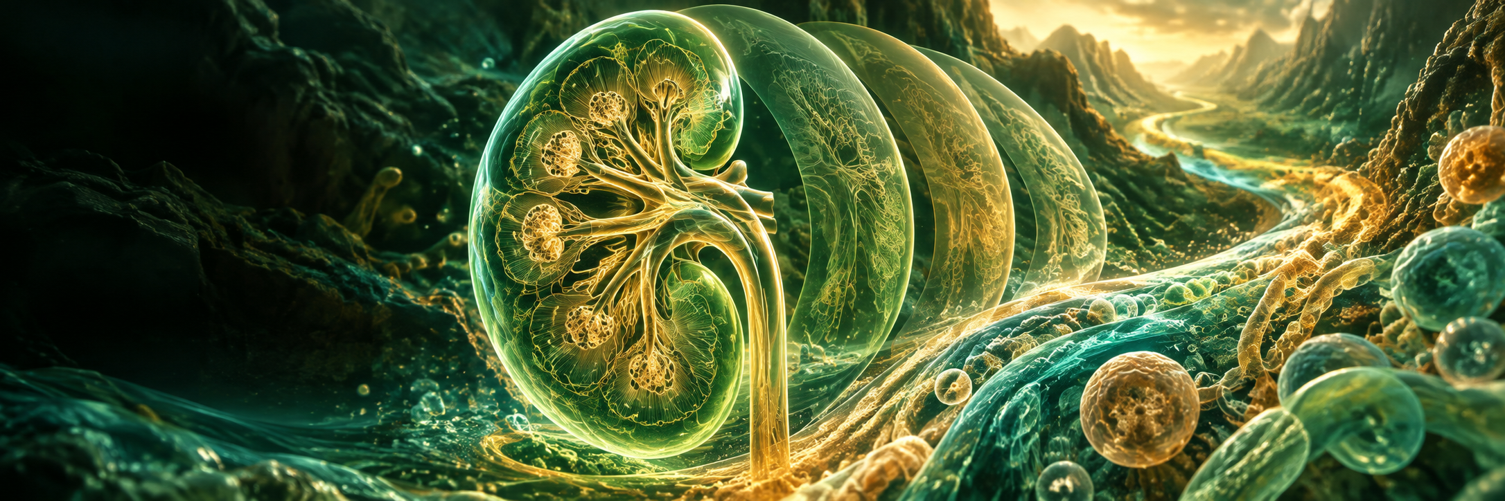 Conceptual scientific artwork for Dynamic major adverse kidney-event prediction in T2DM and CKD