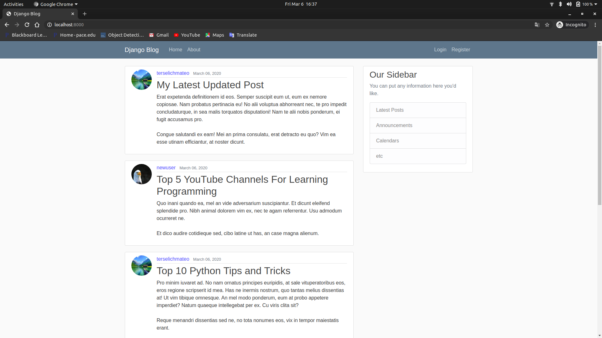 GitHub - tersemat/DjangoTutorial: This a web post created on base of a ...