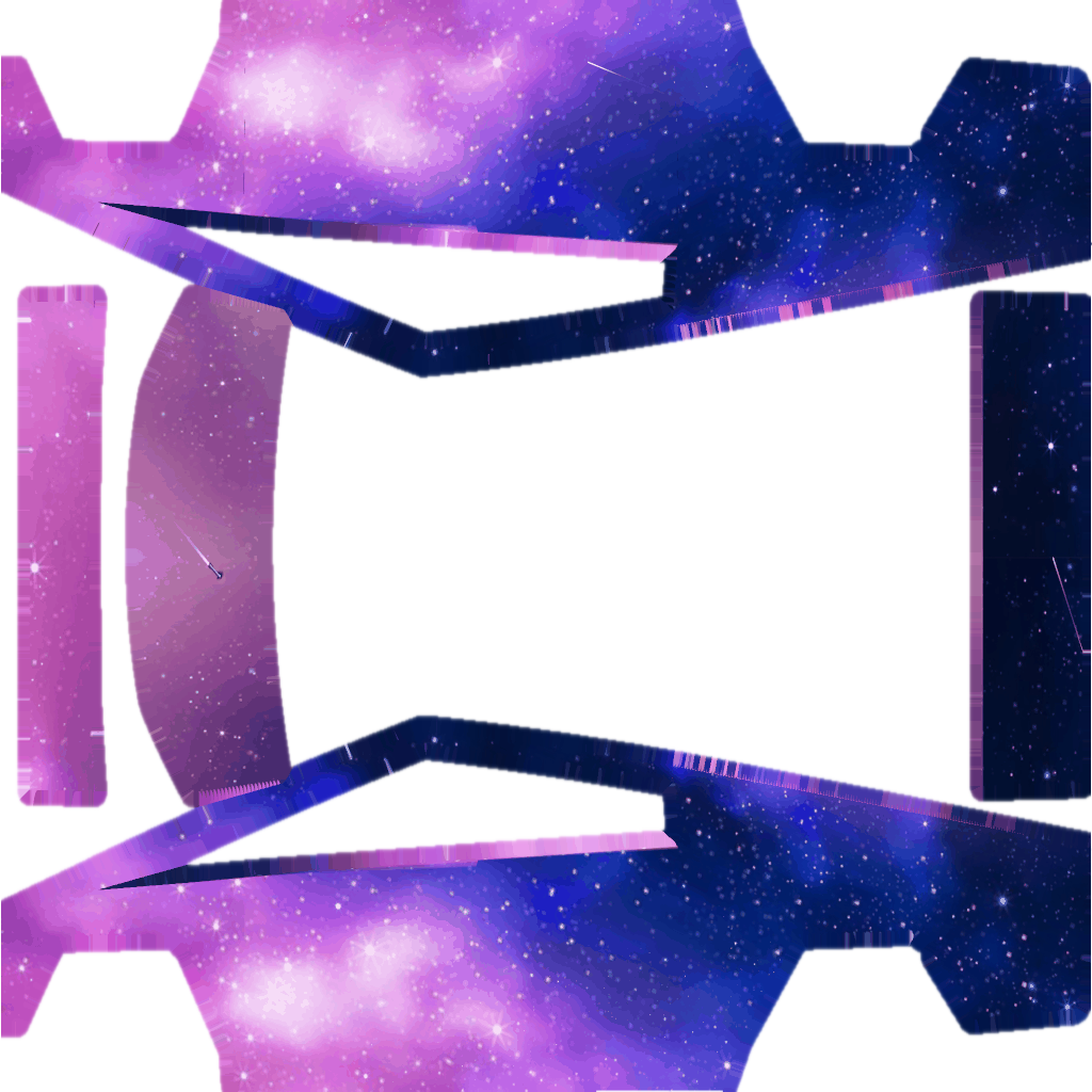 Cosmic Burst digital wrap texture for Cybertruck