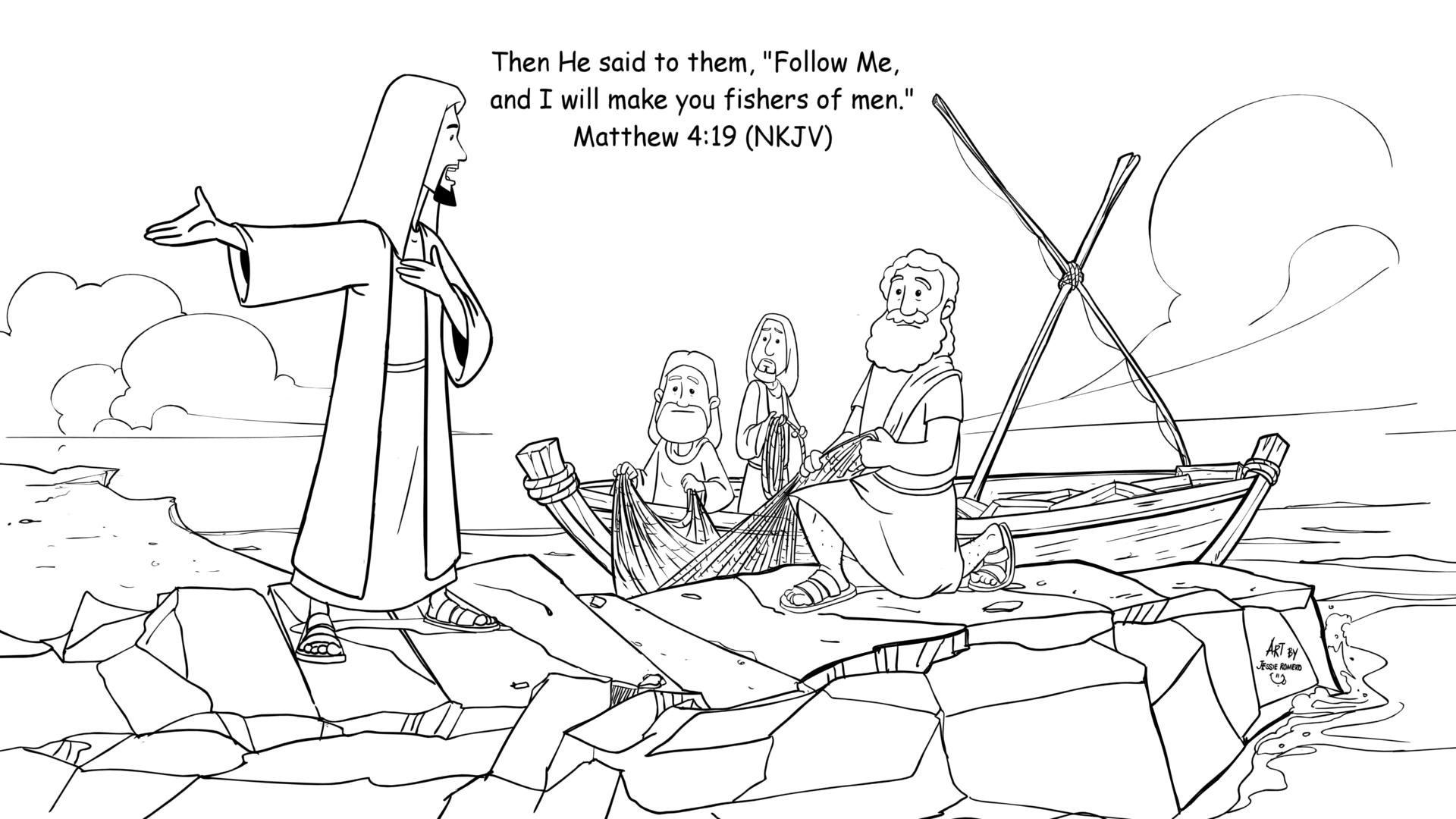 matthew chapter 3 coloring pages