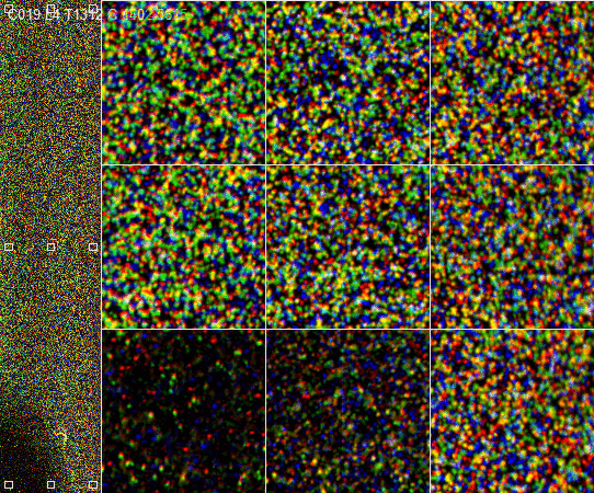 Color rendering of diagnostic tile image