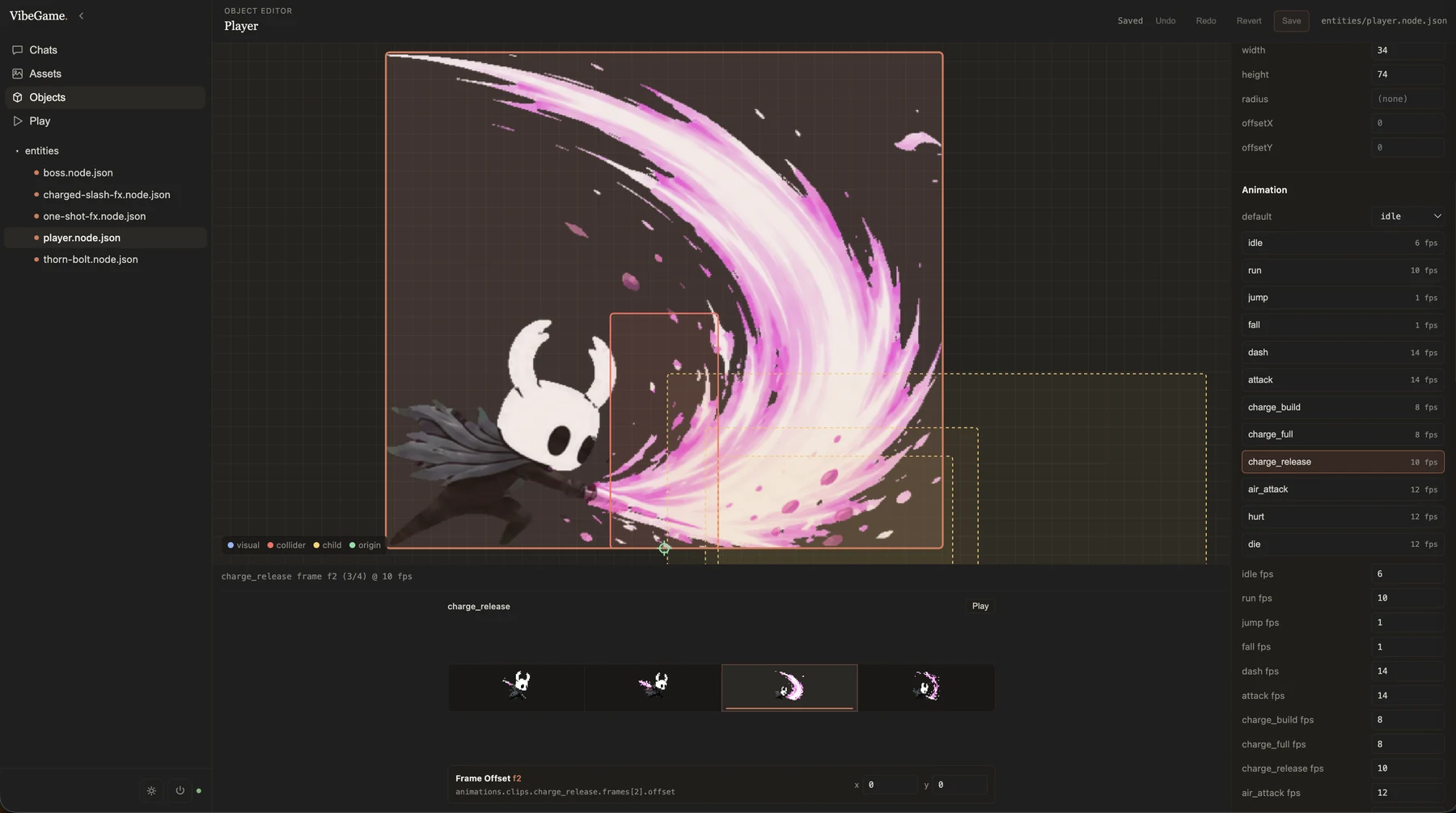 VibeGame Dashboard Objects