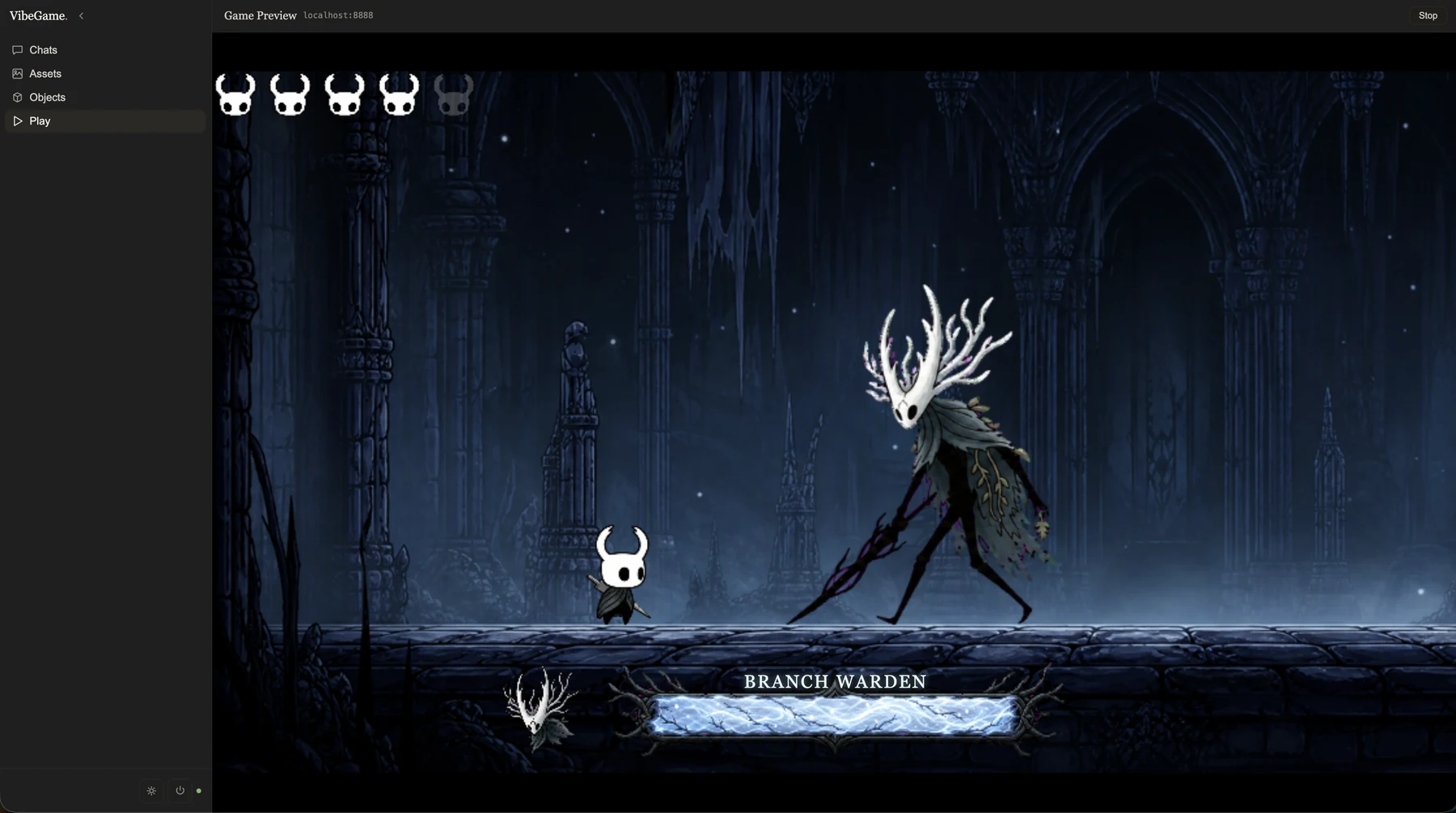VibeGame Dashboard Play