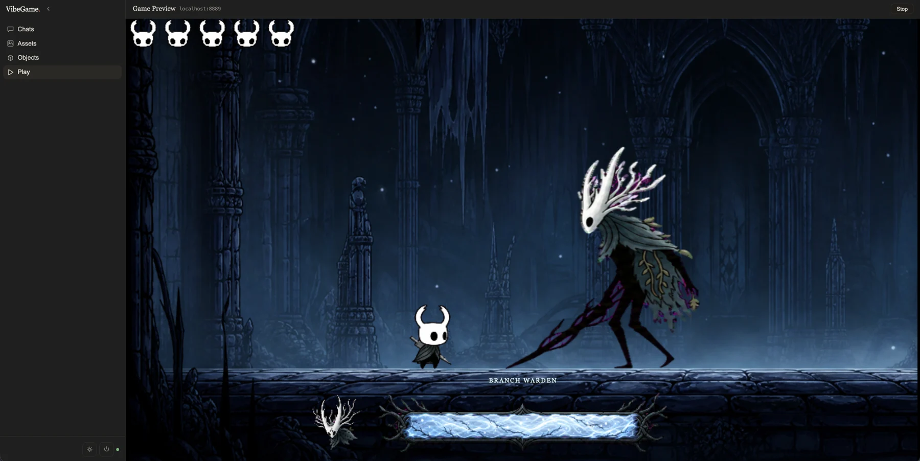 VibeGame Dashboard Play