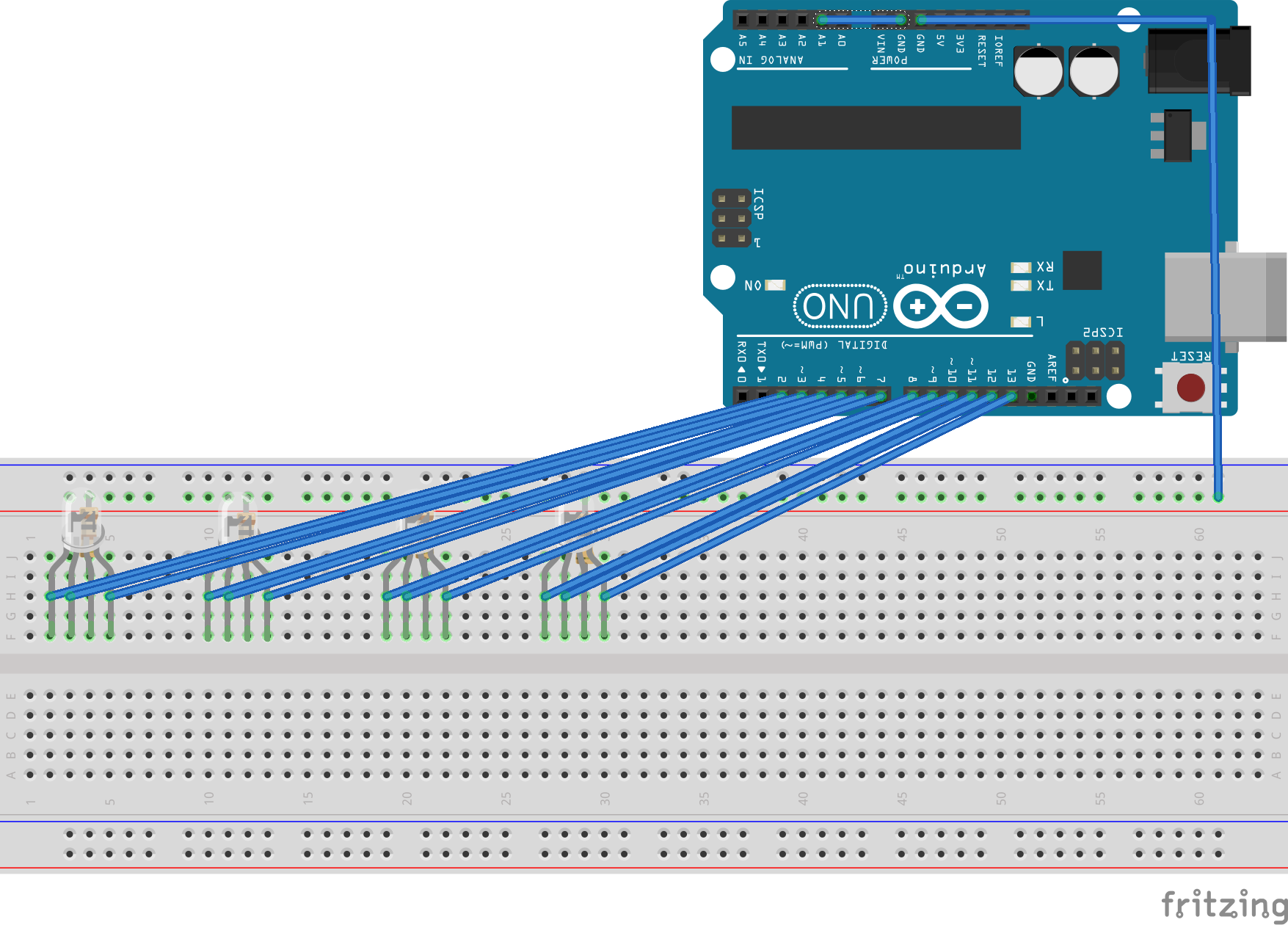 Breadboard setup