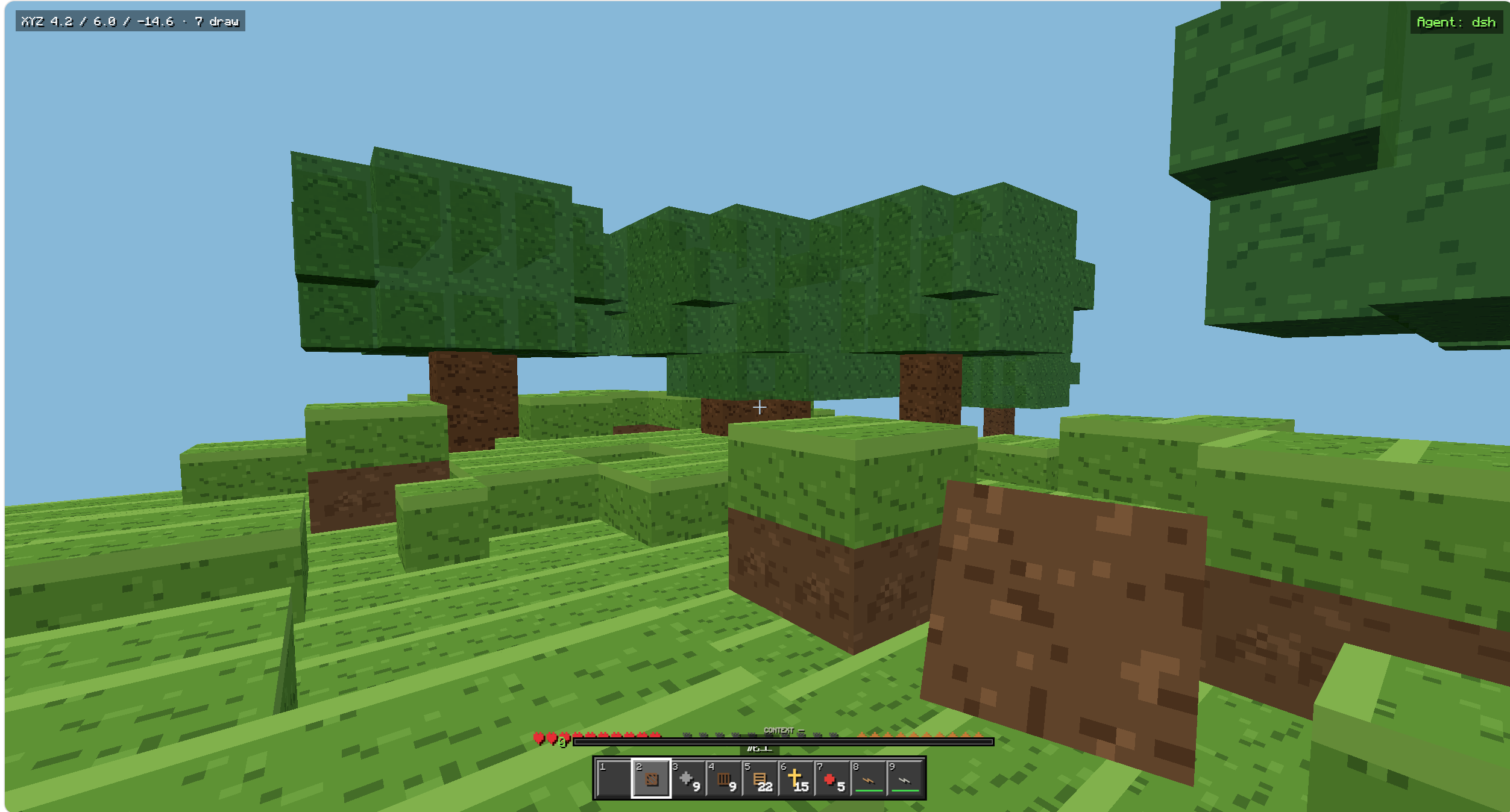 DSHcraft 方块世界与游戏 HUD