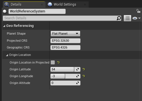 World Overlay System Details Panel