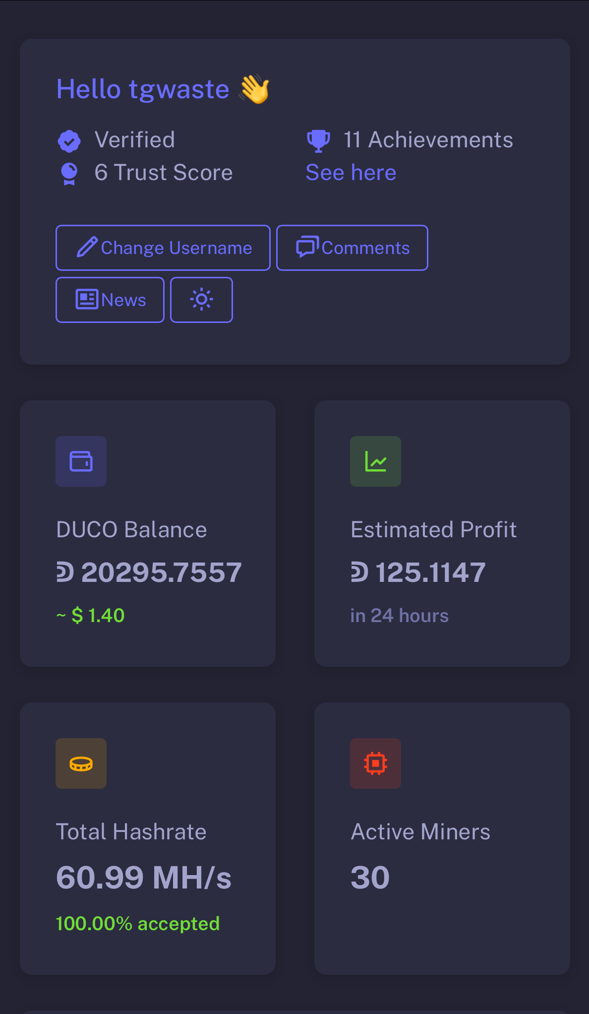 duco-monitor Mobile Screenshot