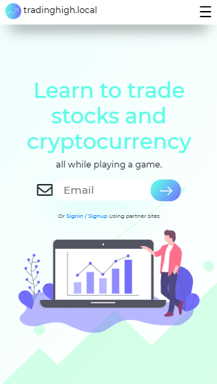 Trading App Mobile Screen