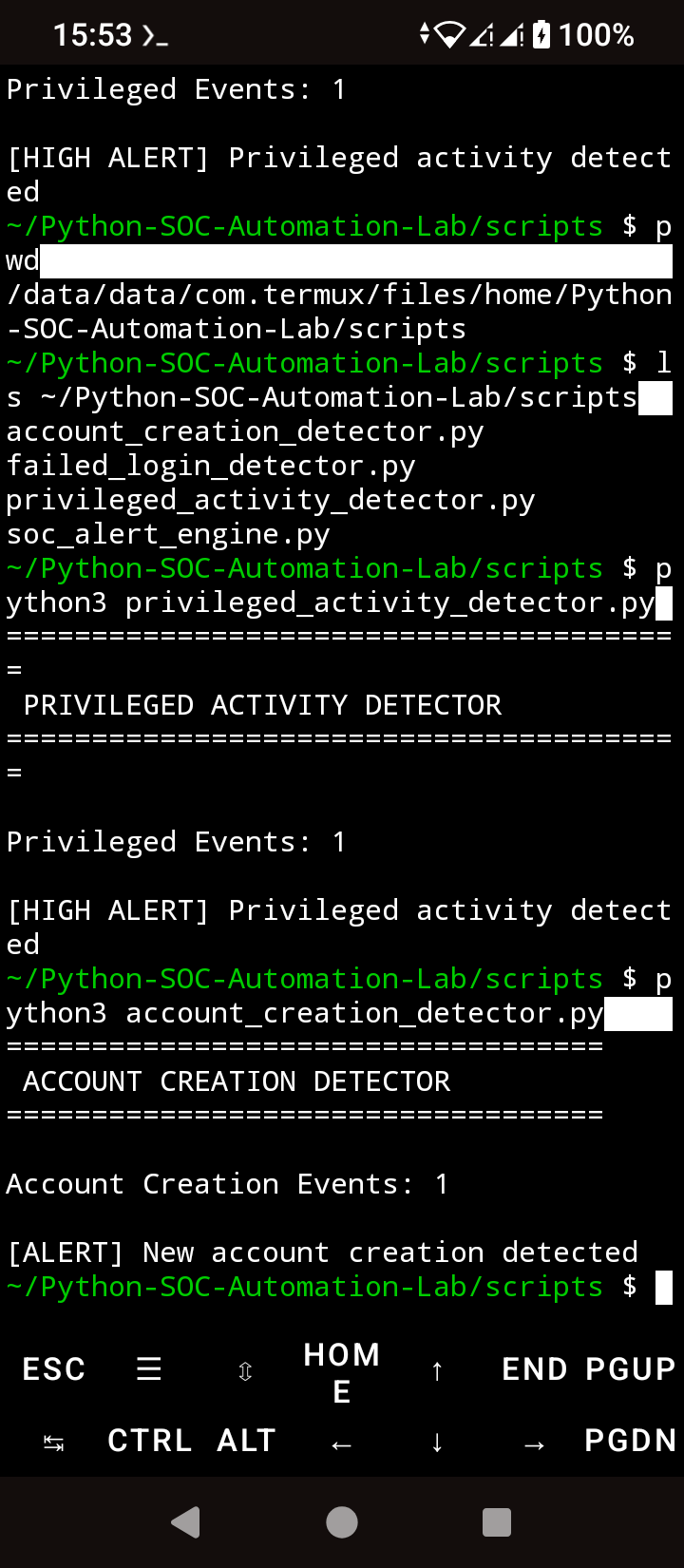 Account Creation Detector