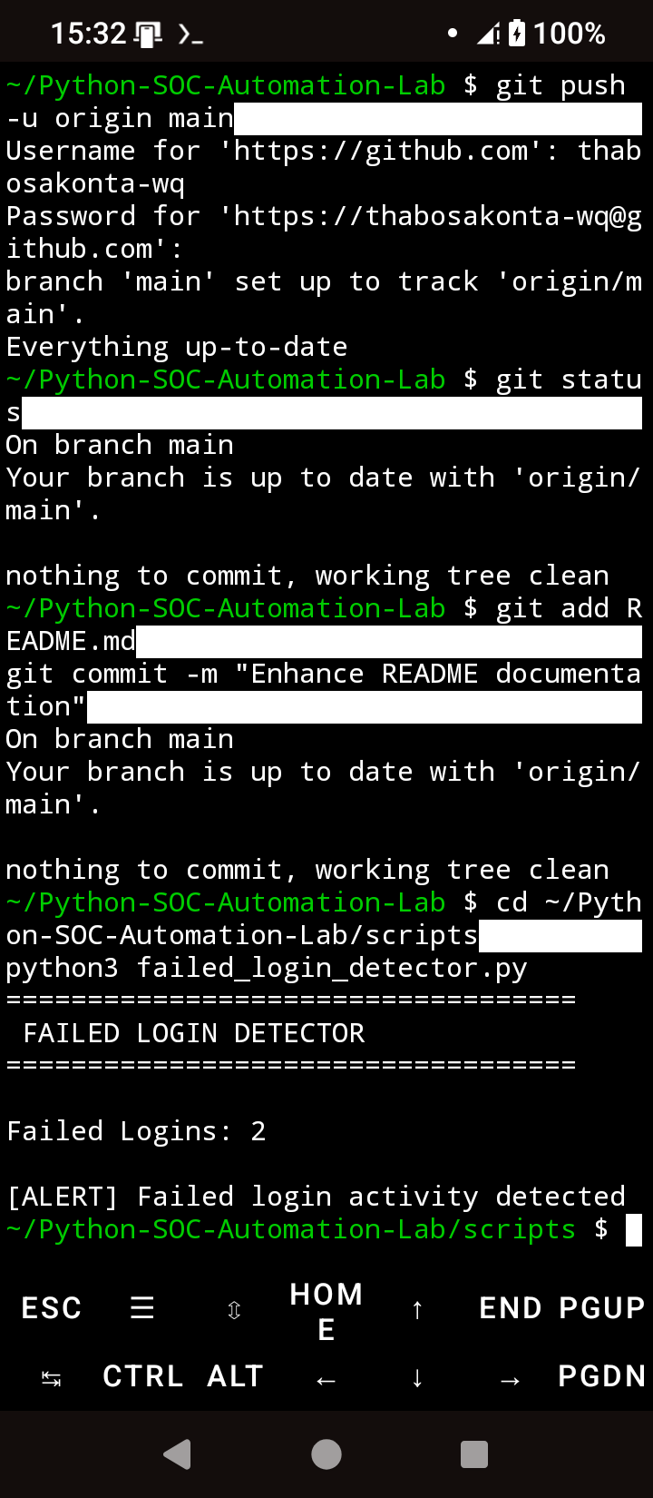 Failed Login Detector