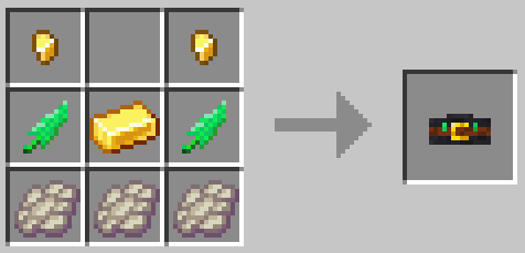 Flybelt item recipe preview.