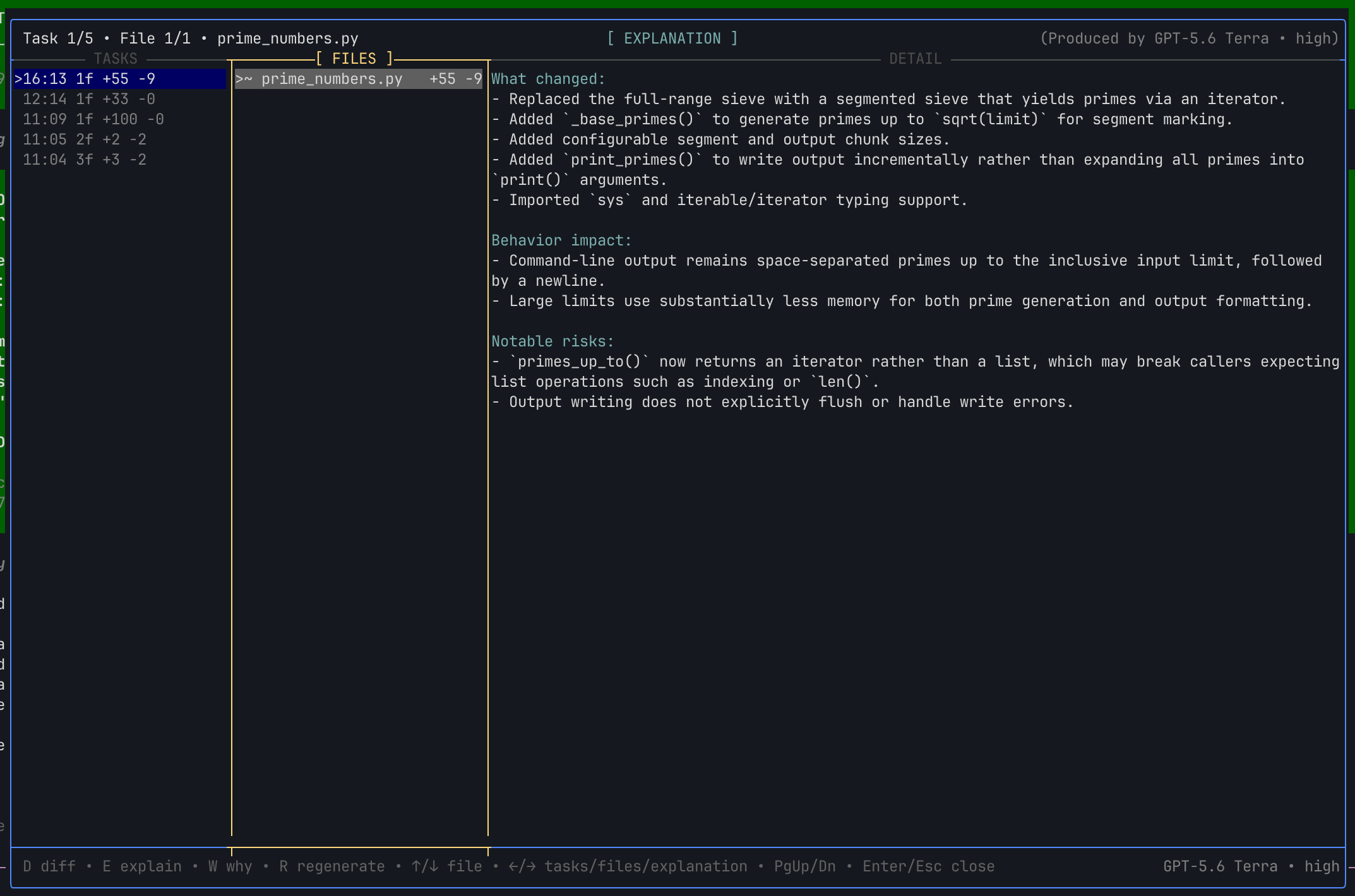 Generated technical explanation for a changed file