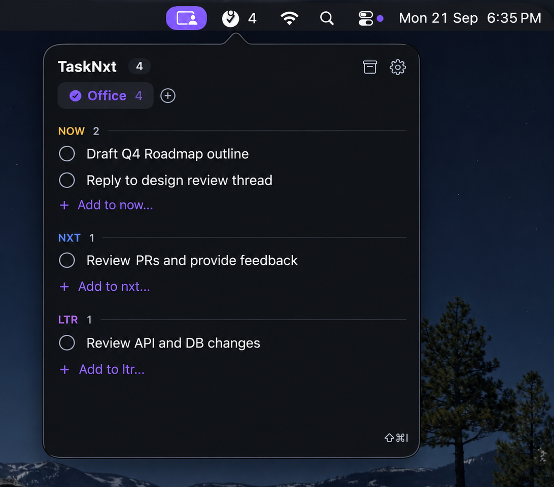 TaskNxt screenshot 2