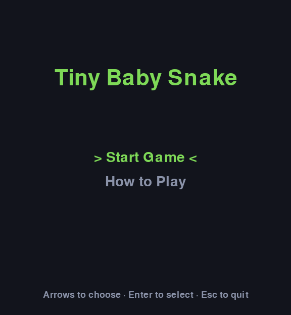 Tiny Baby Snake screenshot