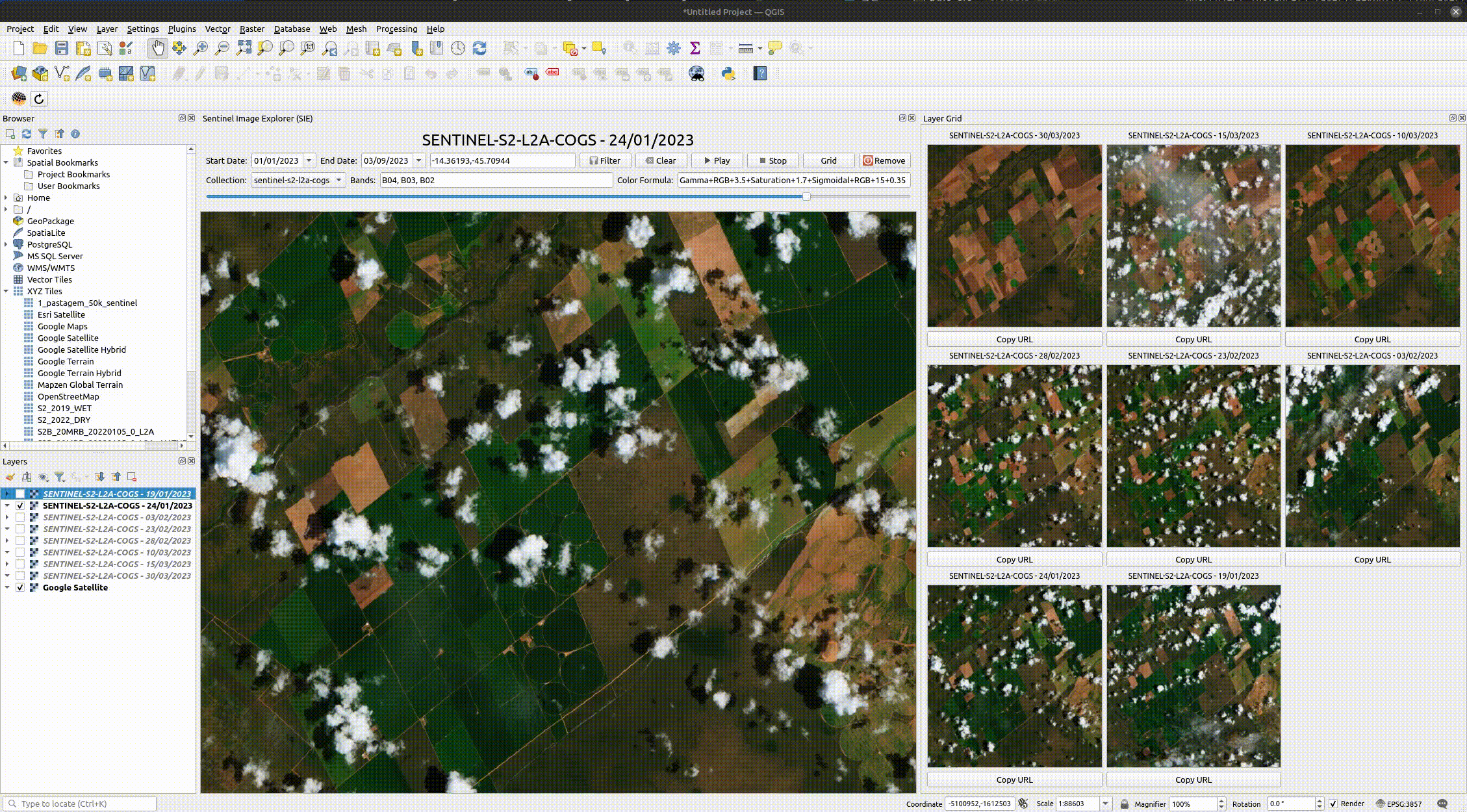 Sentinel Image Explorer 