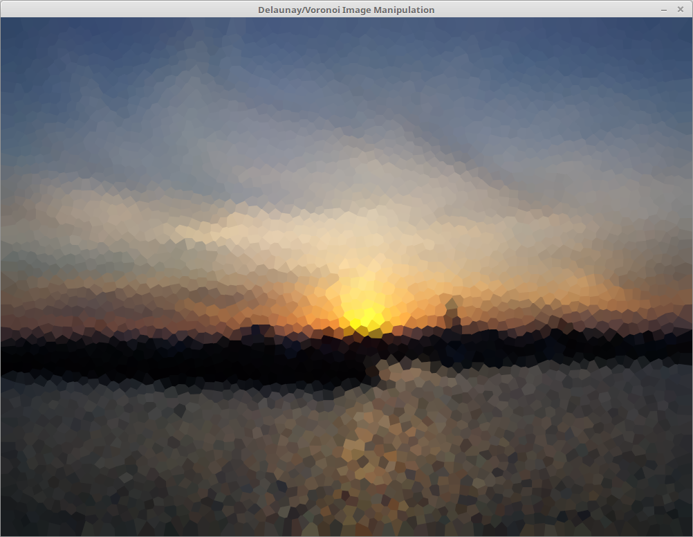 Sunset voronoi