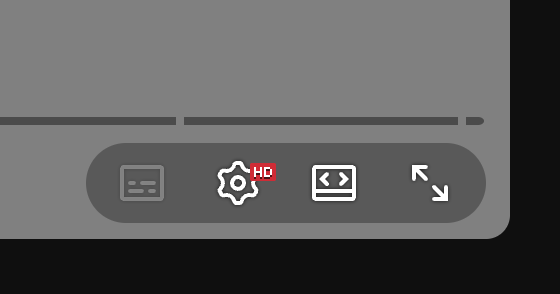 YouTube controls before restoring the miniplayer button