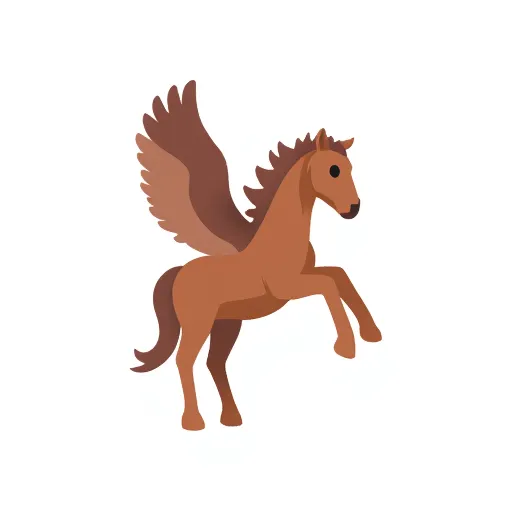 Generated flying horse emoji
