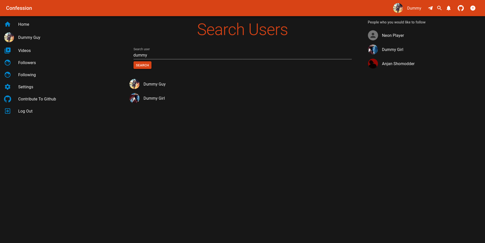 Search Page