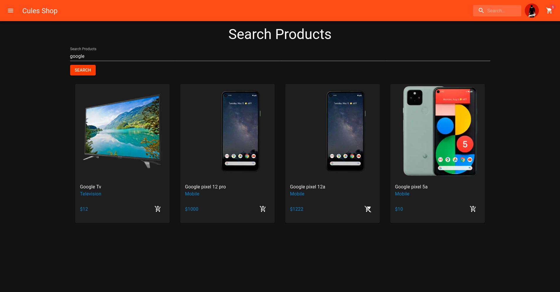 Search Products