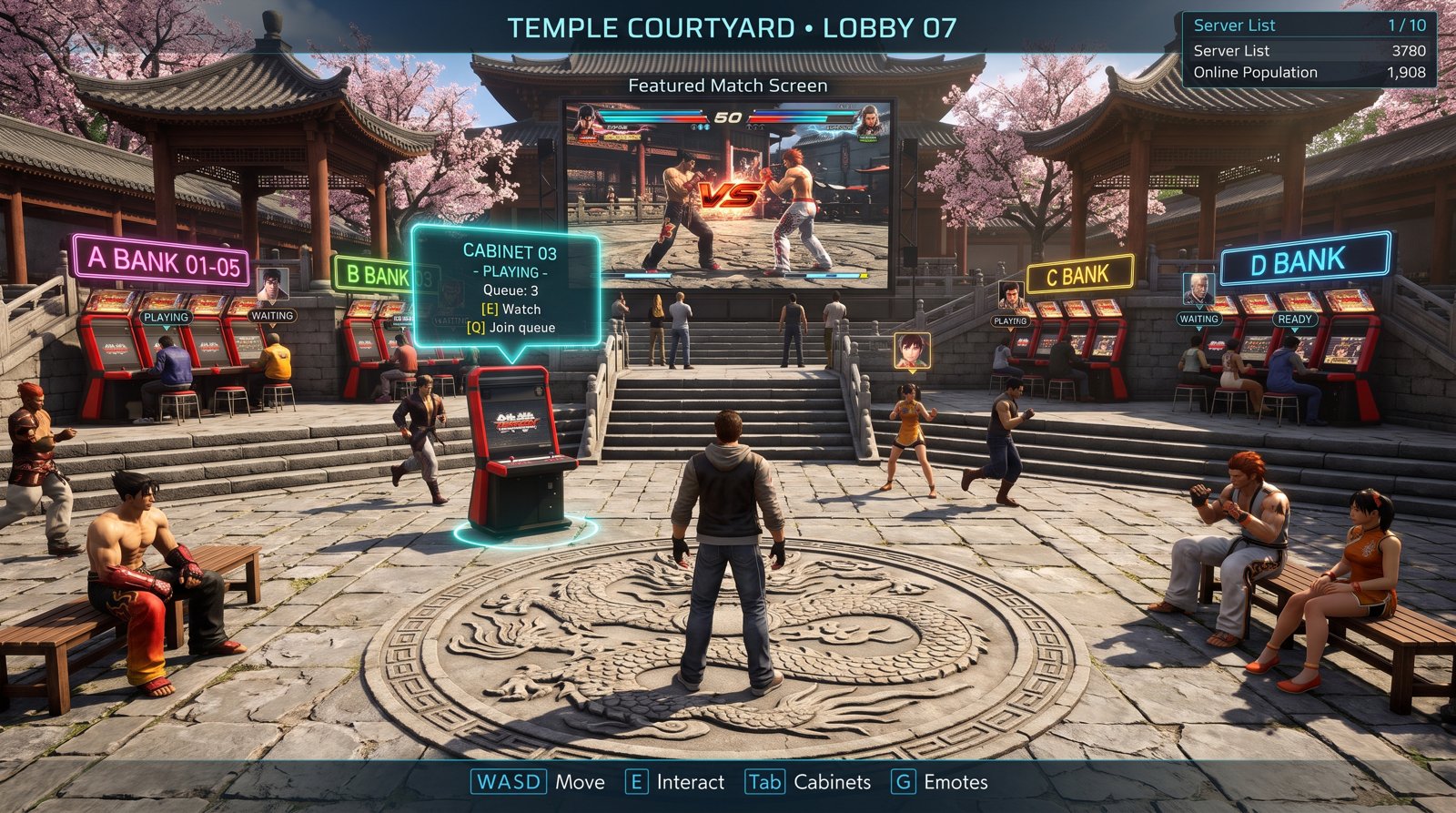 Fighting Lounge concept art